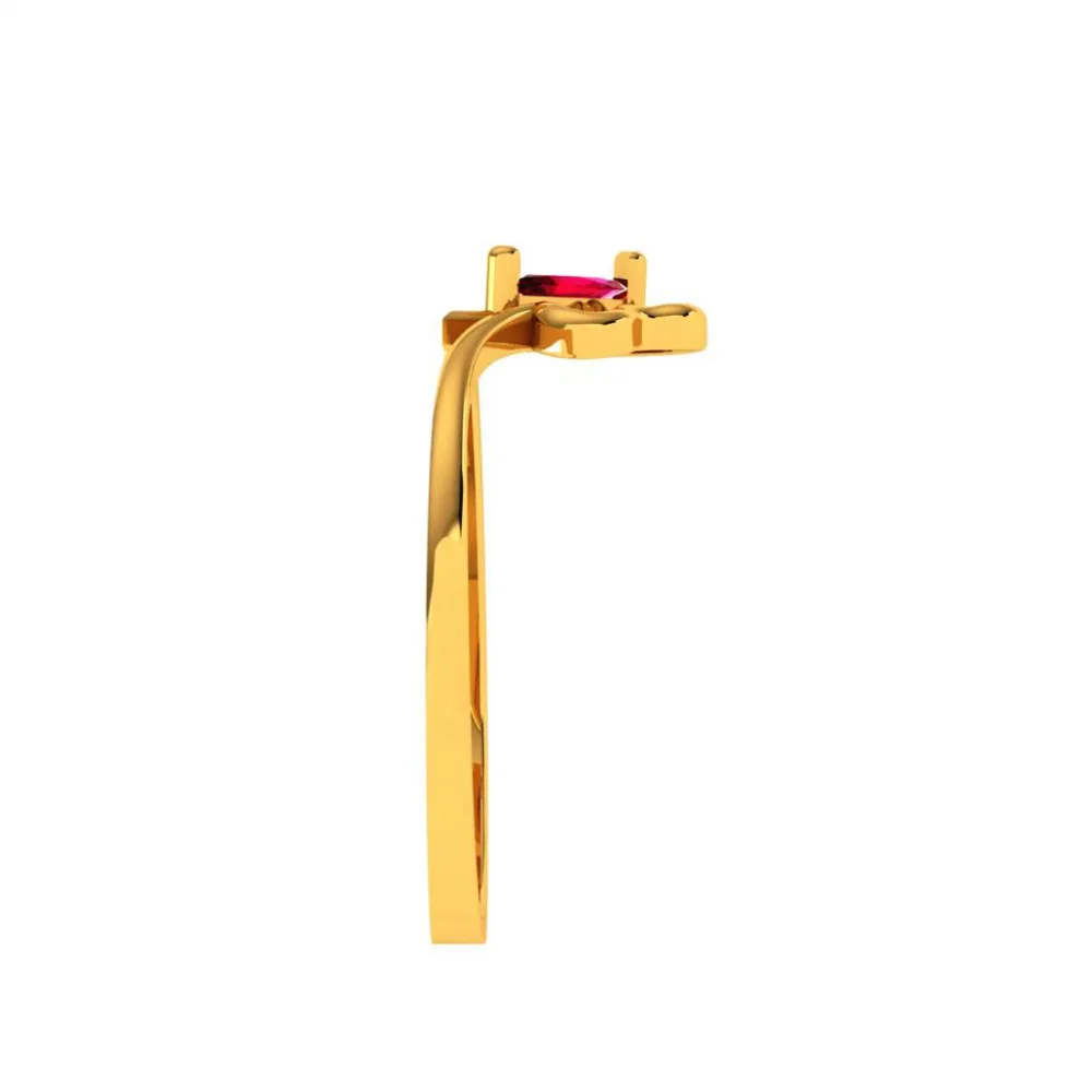 22KT (916) Yellow Gold Ring For Women