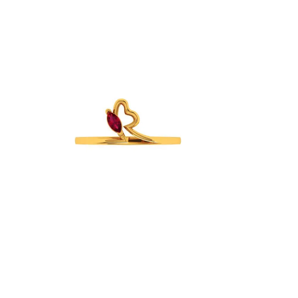 22KT (916) Yellow Gold Ring For Women