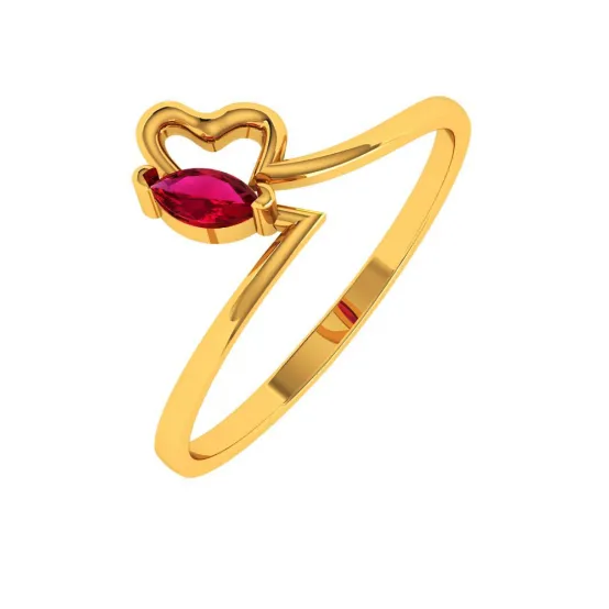 22KT (916) Yellow Gold Ring For Women