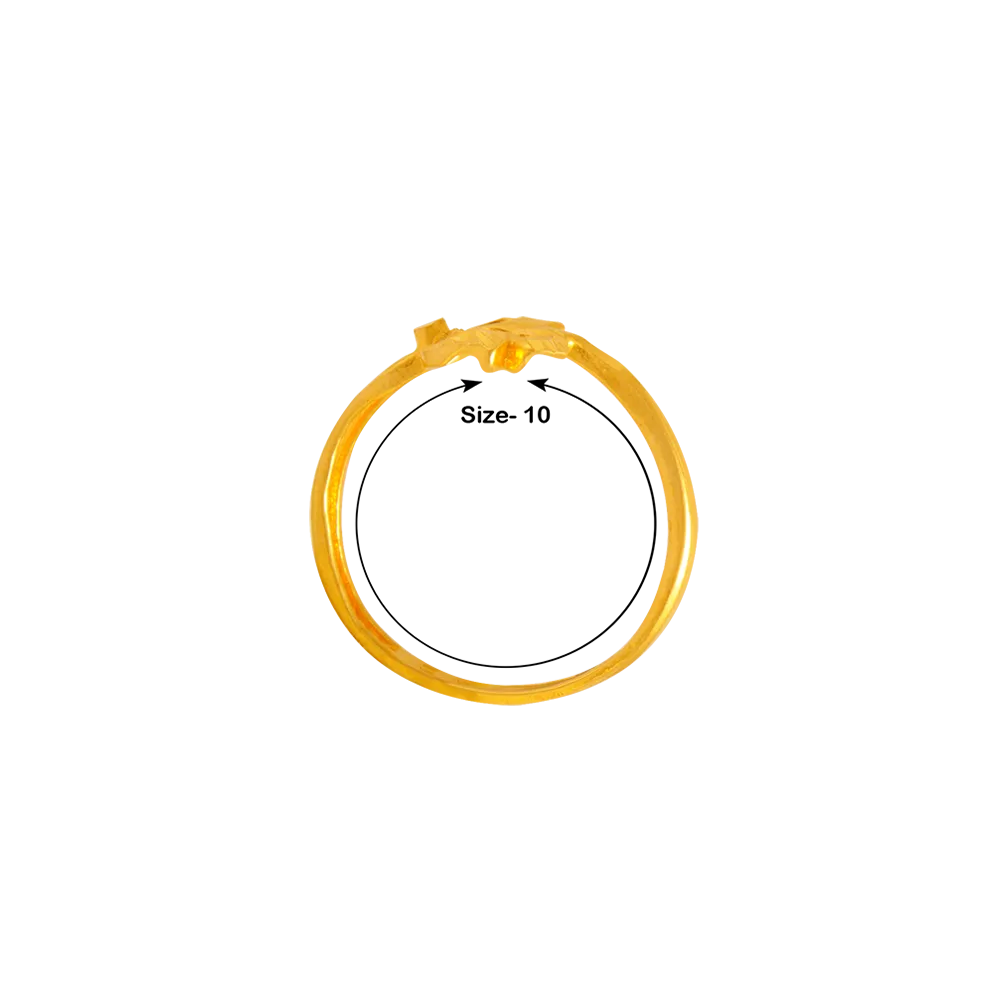 22KT Yellow Gold Ring For Women
