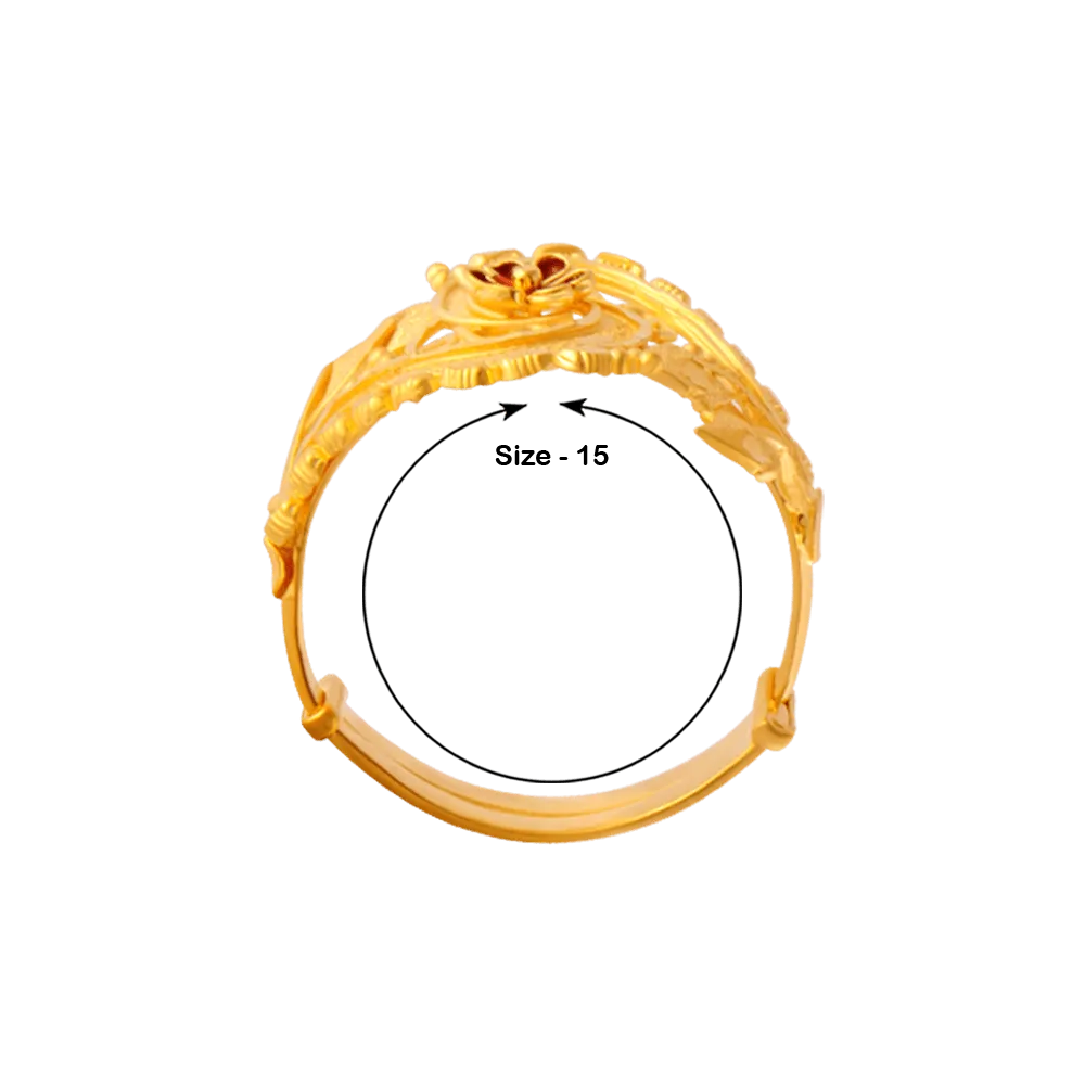 22KT Yellow Gold Ring For Women