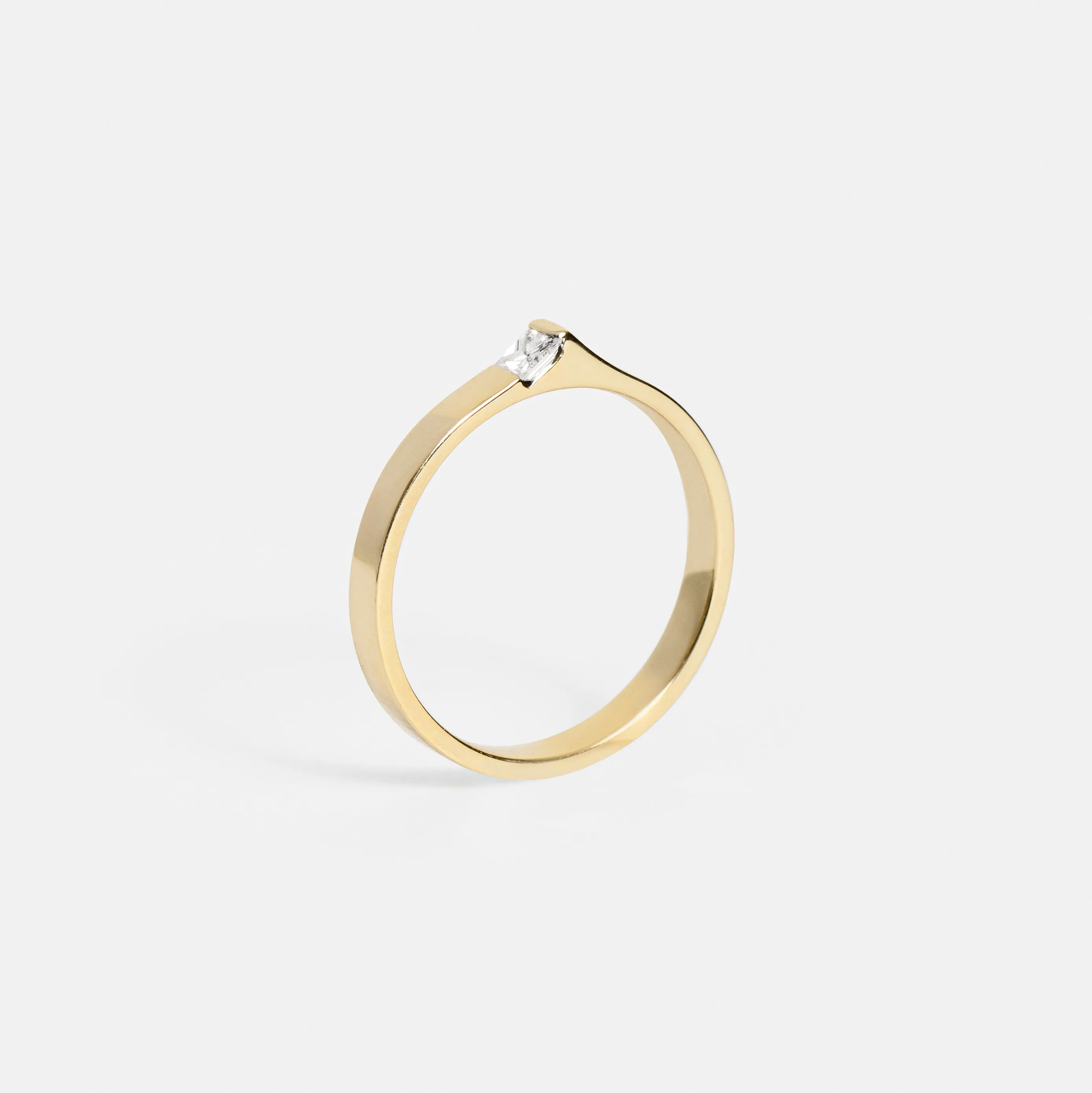 2.5mm Braga Ring with Diamond