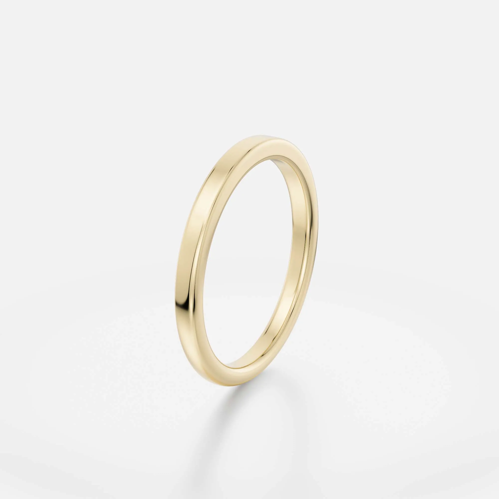 2mm Half Flat and Domed Band