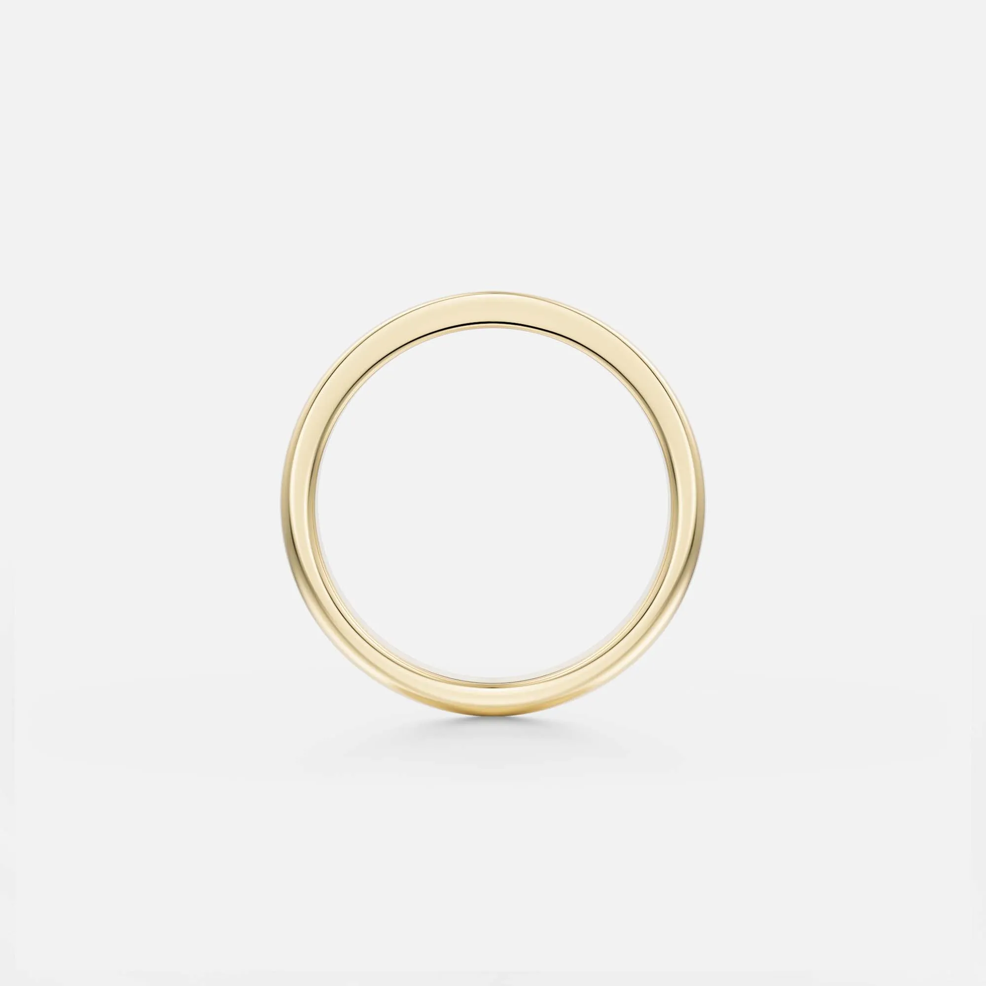 3mm Half Flat and Domed Band