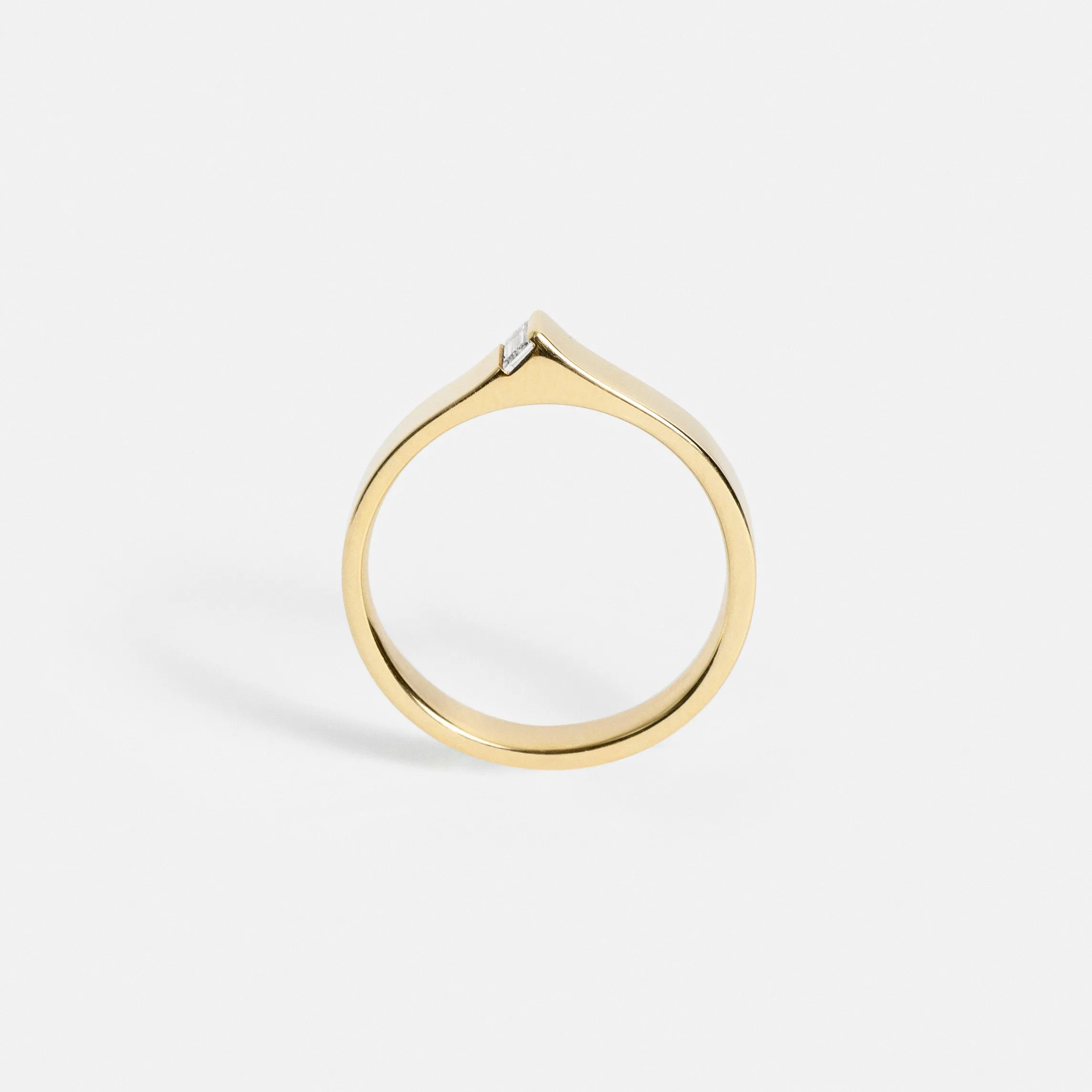 4mm Braga Ring with Diamond
