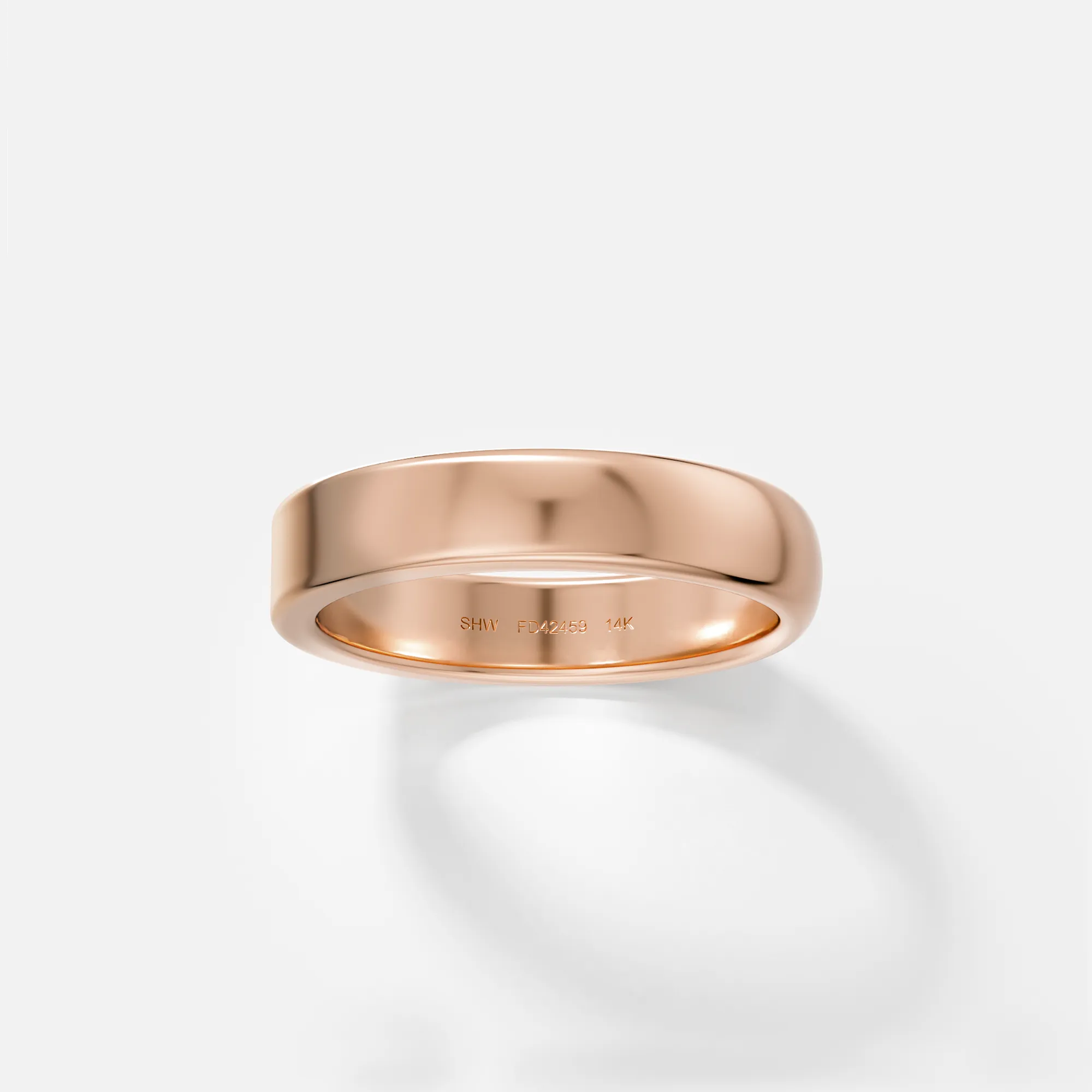 4mm Half Flat and Domed Band