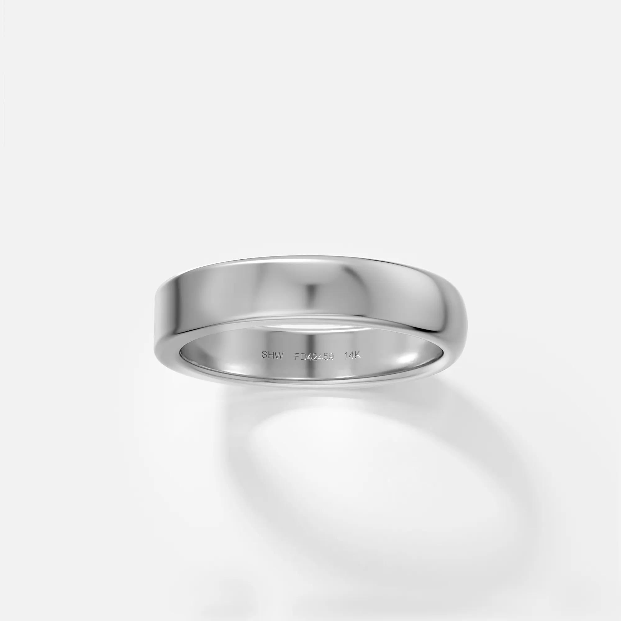 4mm Half Flat and Domed Band
