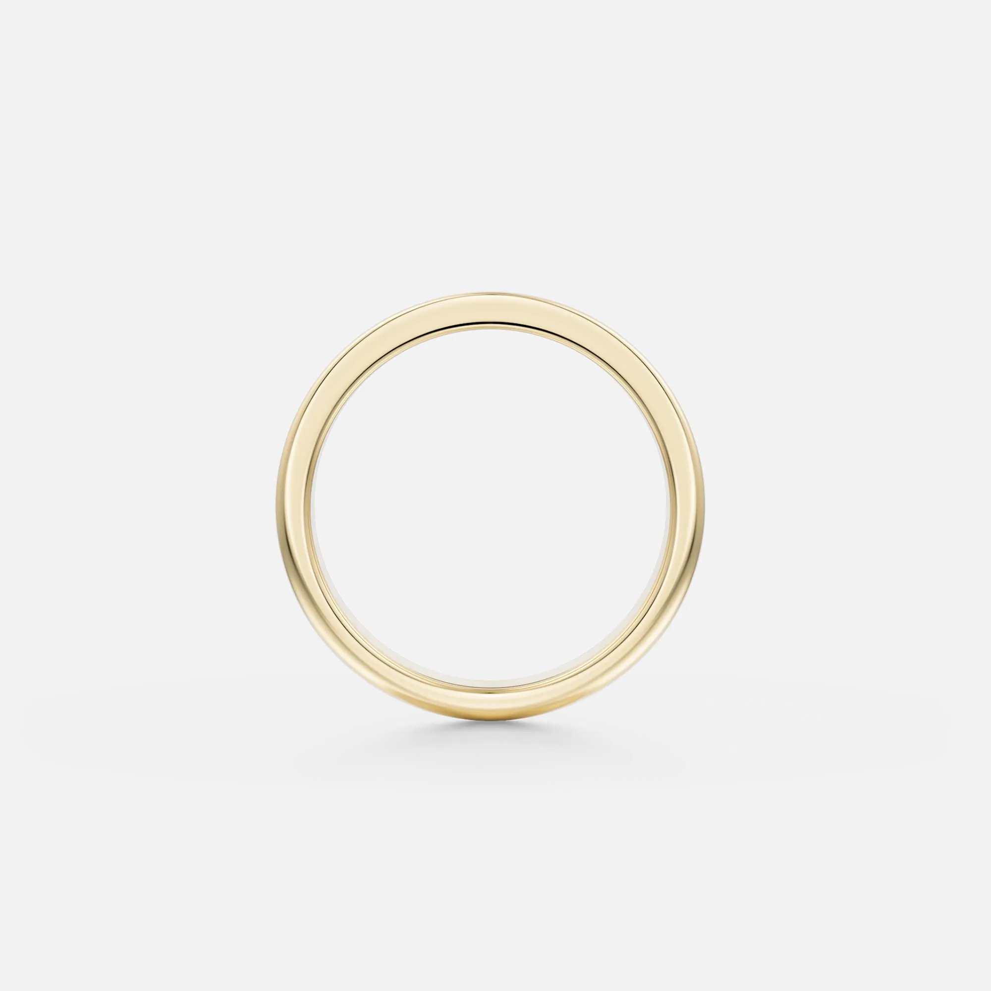 4mm Half Flat and Domed Band