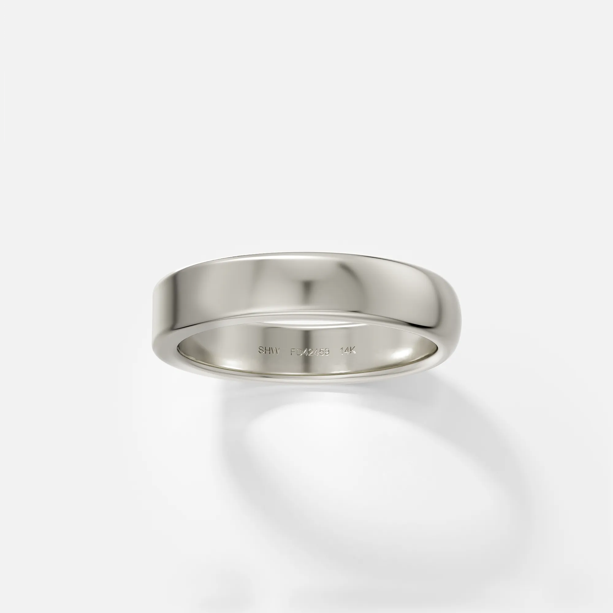 4mm Half Flat and Domed Band