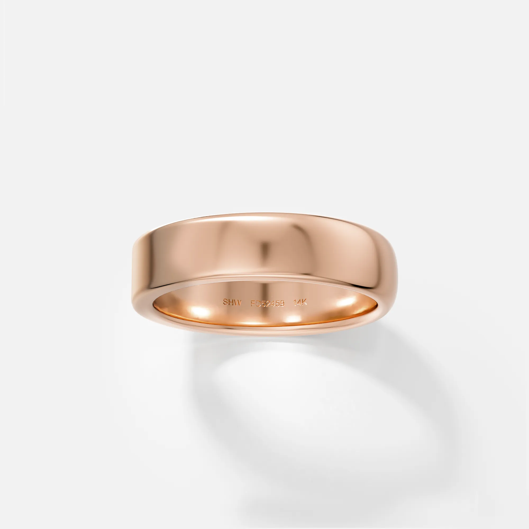 5mm Half Flat and Domed Band