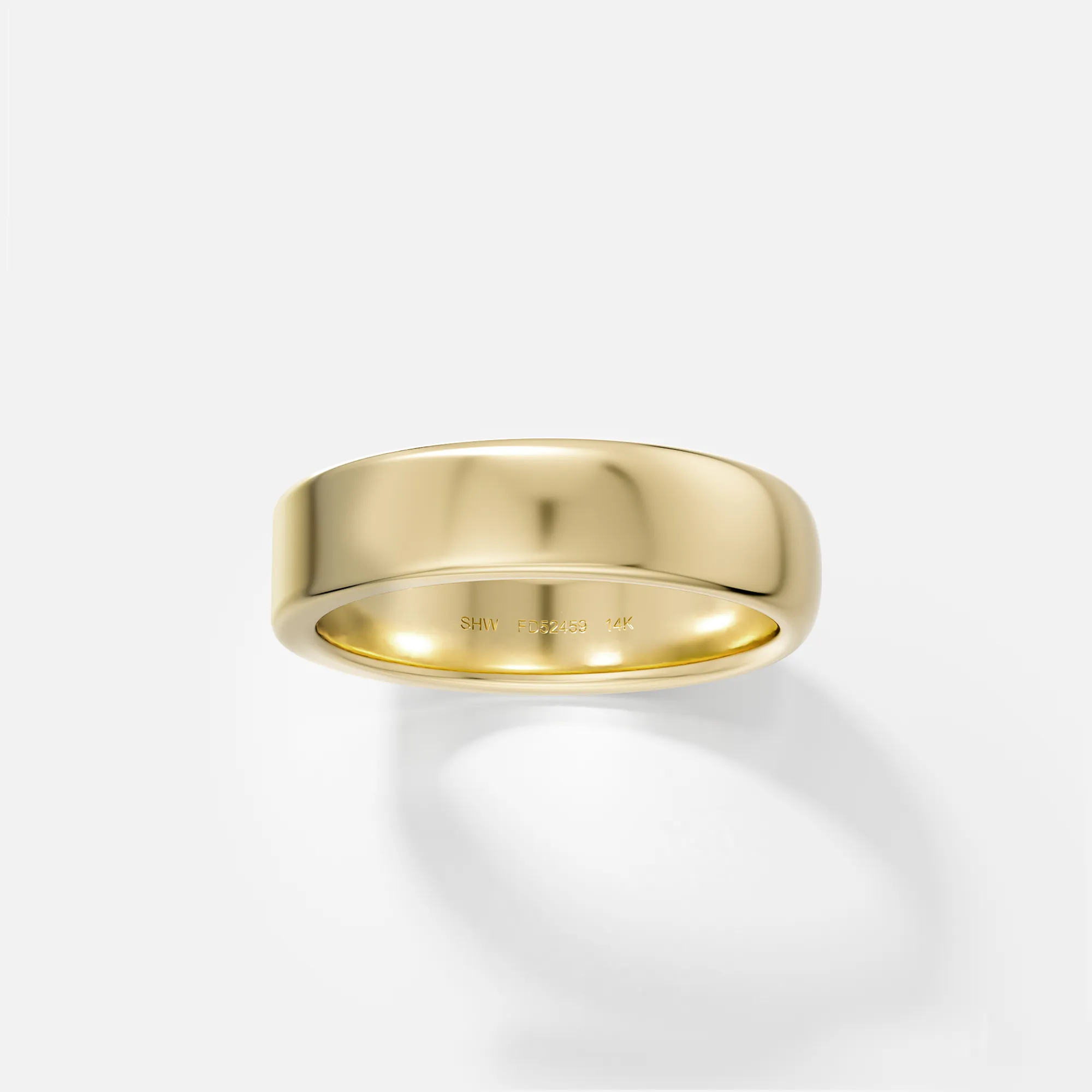 5mm Half Flat and Domed Band