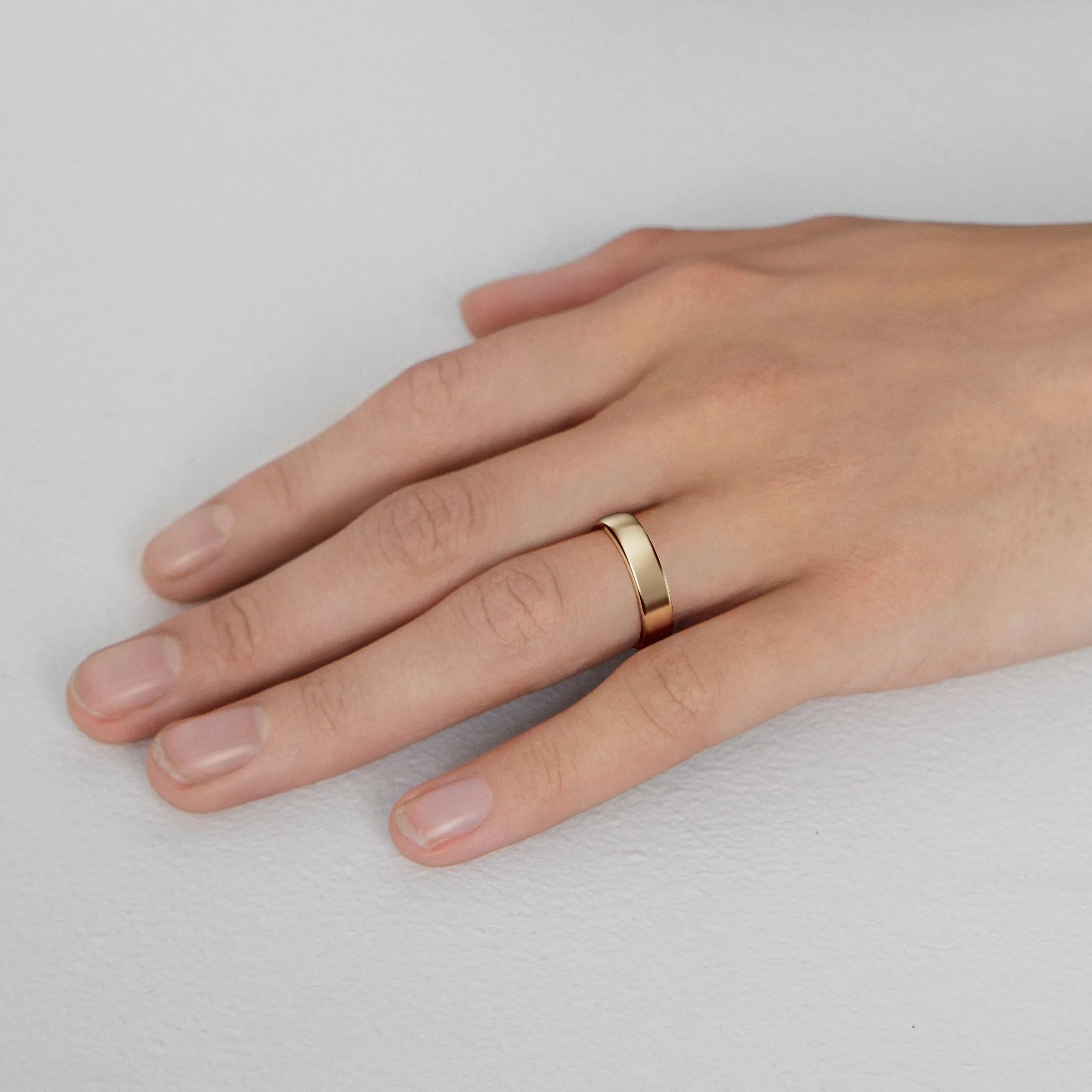 5mm Half Flat and Domed Band