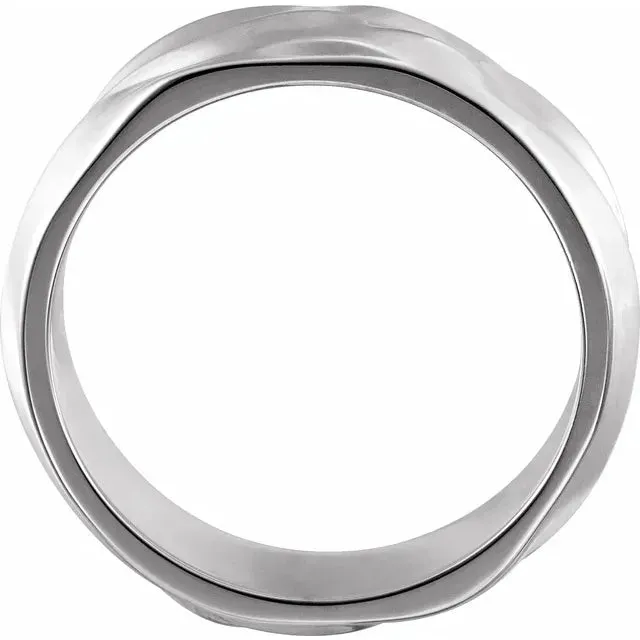 6 MM Wavy Textured Band
