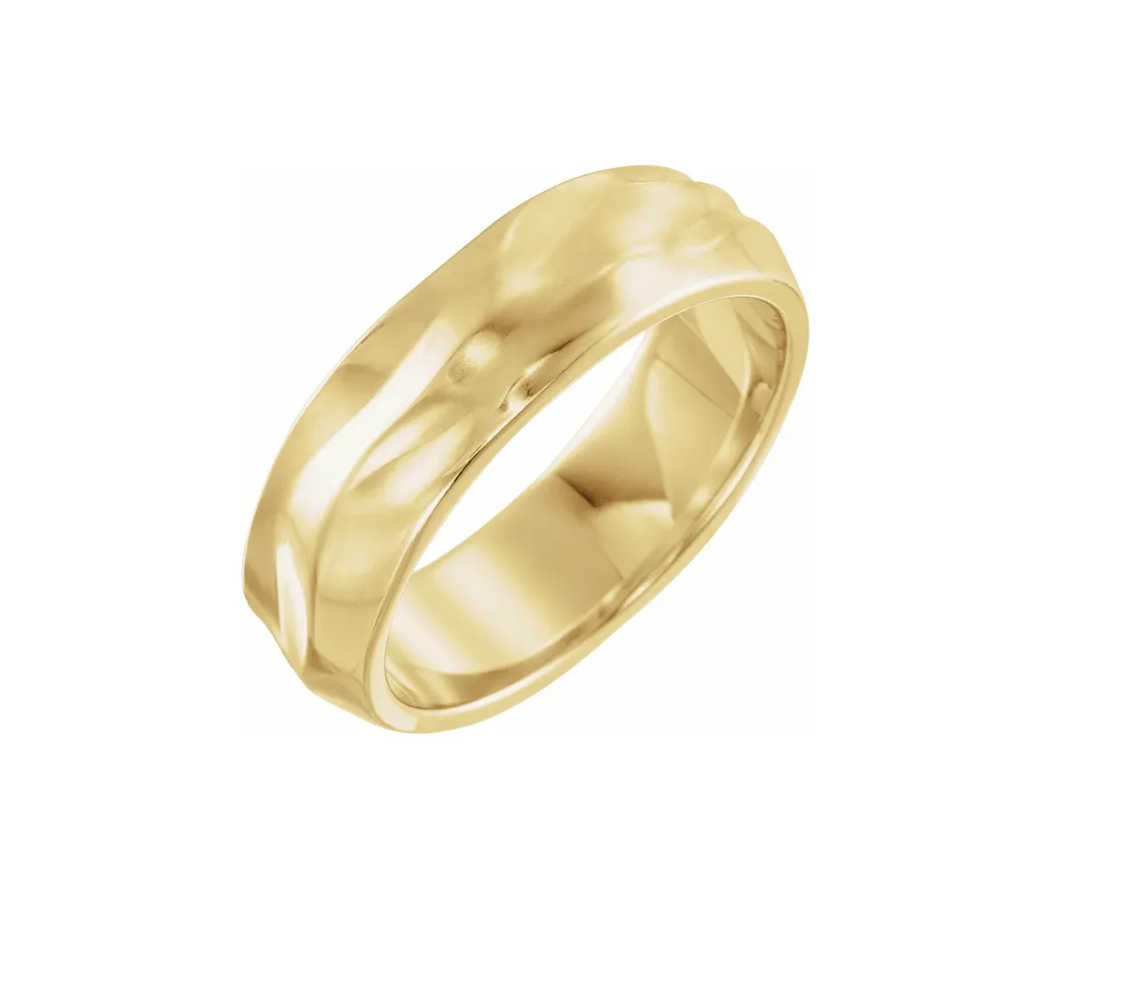 6 MM Wavy Textured Band