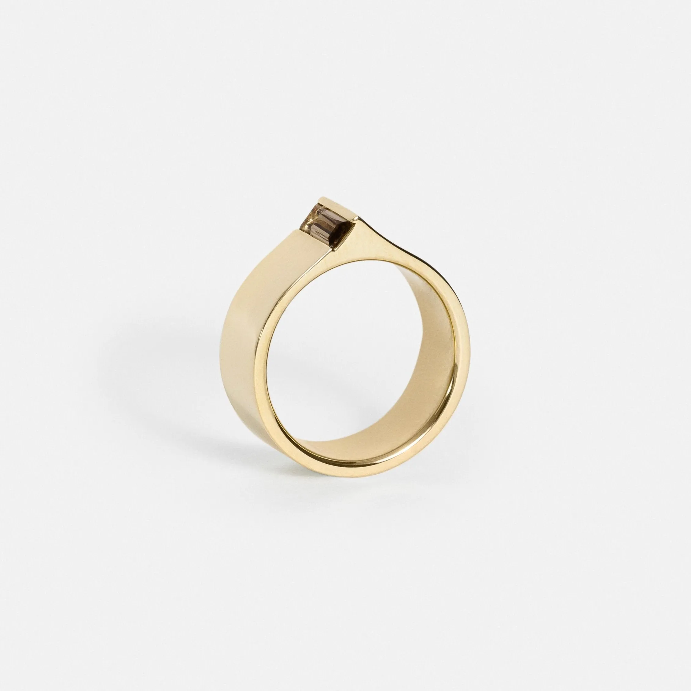 7mm Braga Ring with Quartz