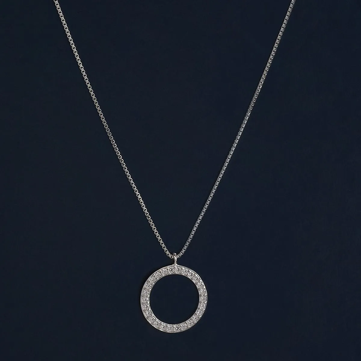 92.5 Silver Pendant with Chain 183308