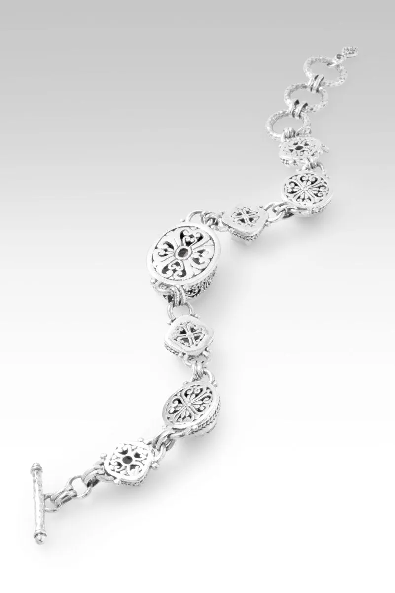 Abide in Me Bracelet? in Odyssey Green? Mystic Quartz, Pink Purple Abalone & Ultra? Mystic Topaz