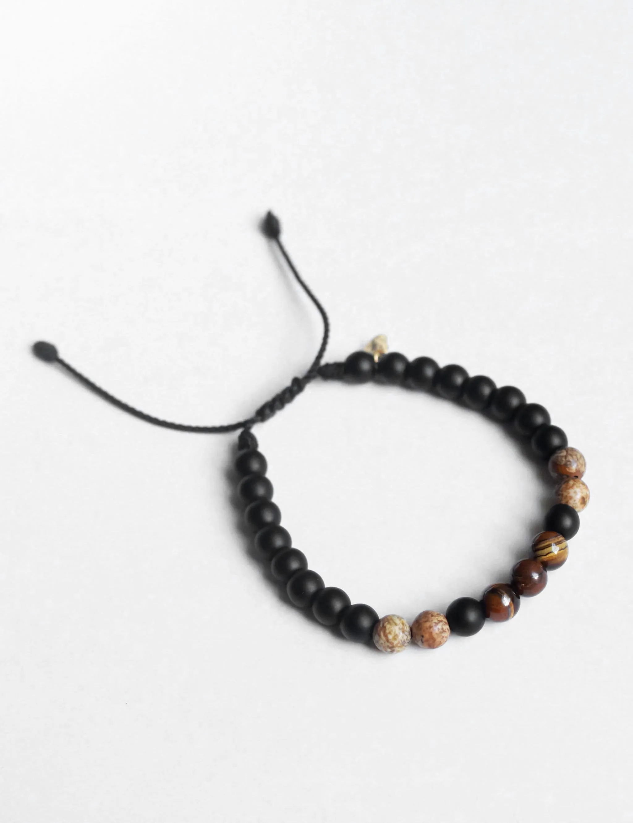 Agustin Onyx & Tiger's Eye Bracelet