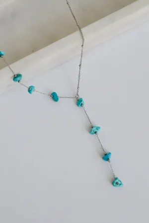 Allison Silver Stone Charm Necklace