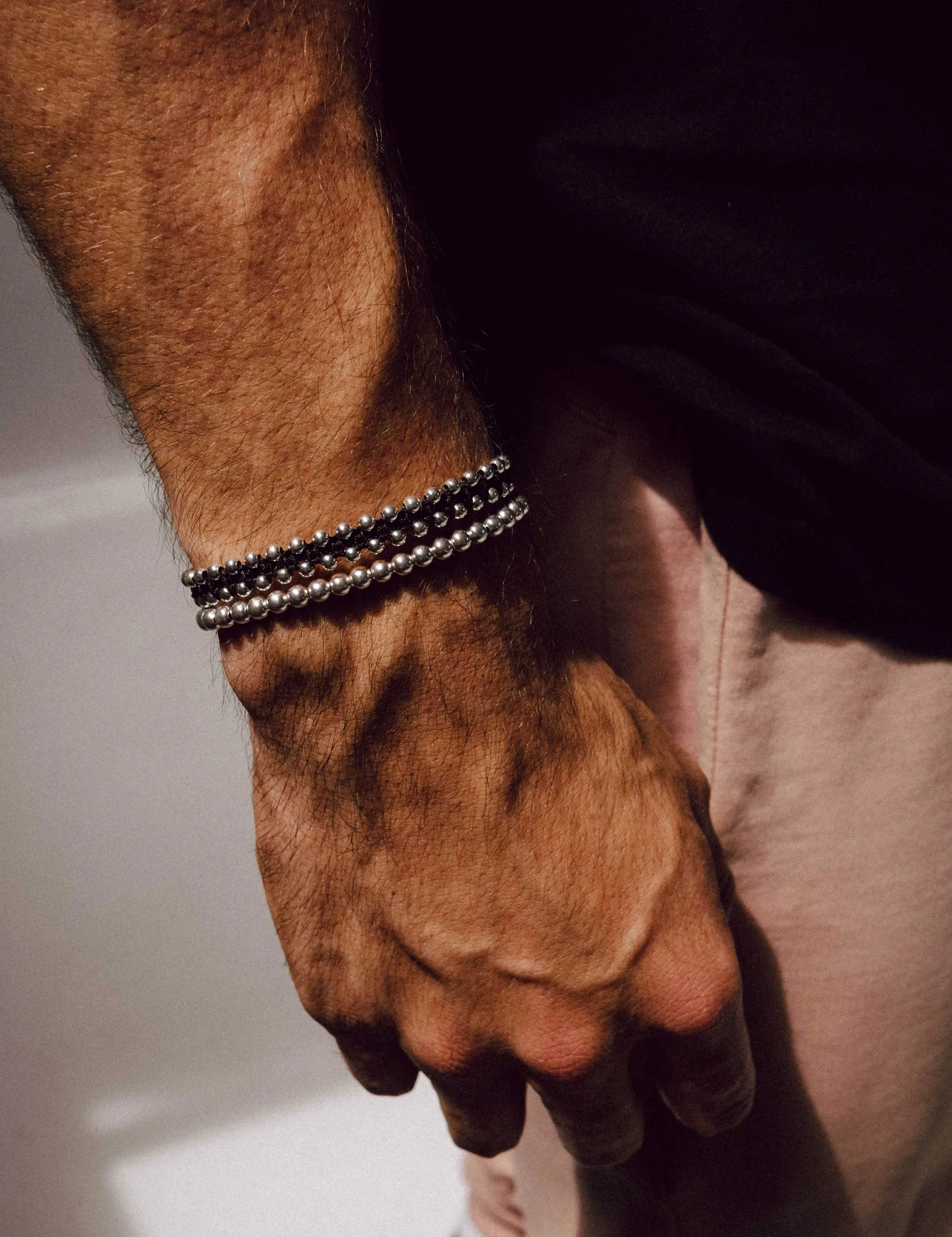 Ally Sterling Silver Bracelet ??Black