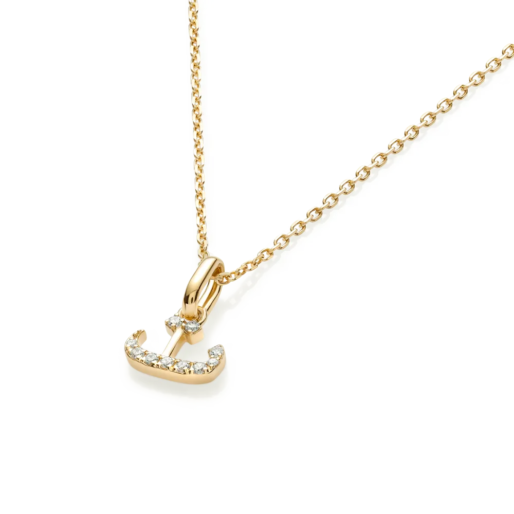 Arabic Letter Pendant Yellow Gold - ?