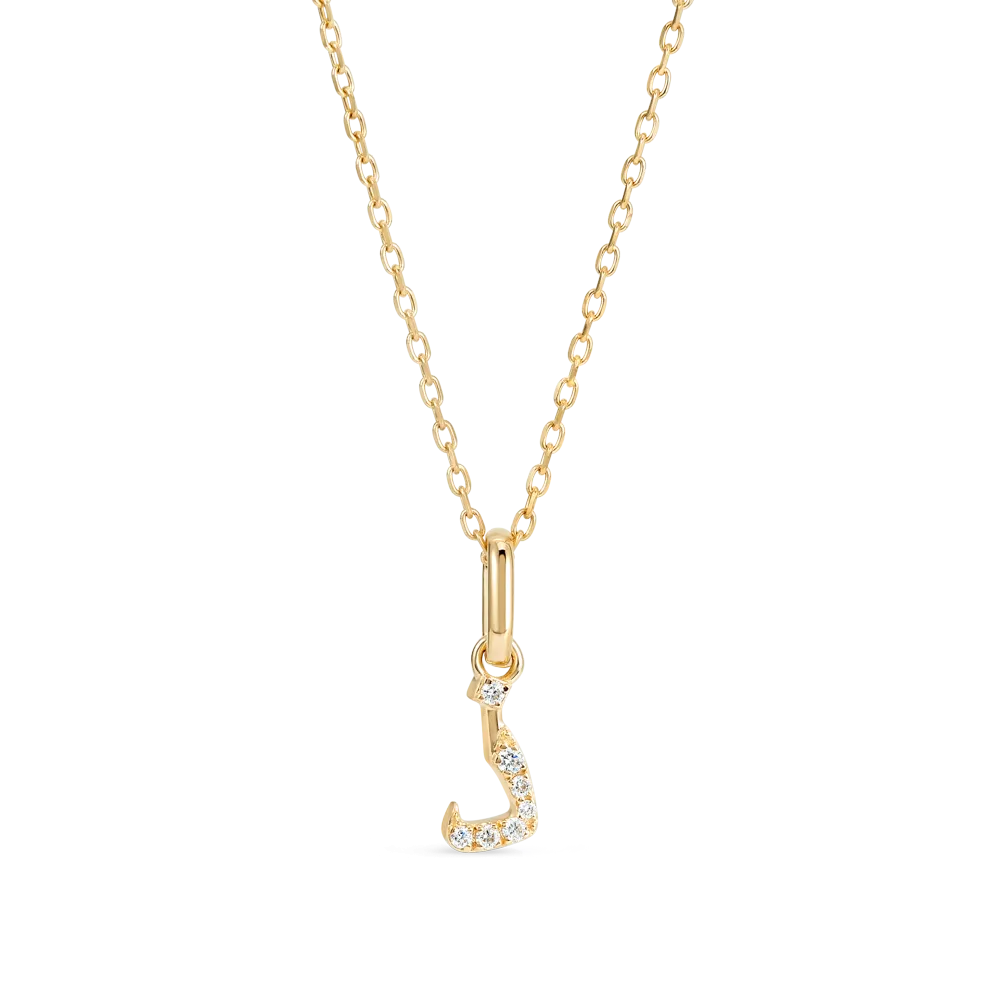 Arabic Letter Pendant Yellow Gold - ?