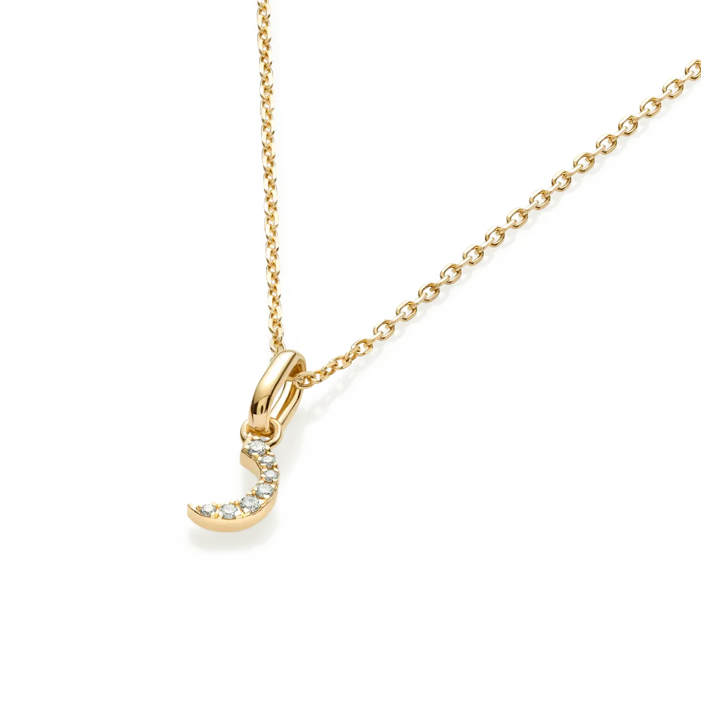 Arabic Letter Pendant Yellow Gold - ?