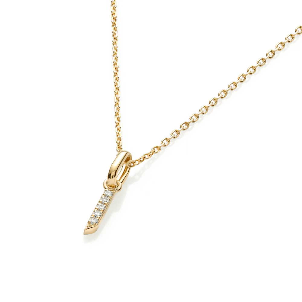 Arabic Letter Pendant Yellow Gold - ?