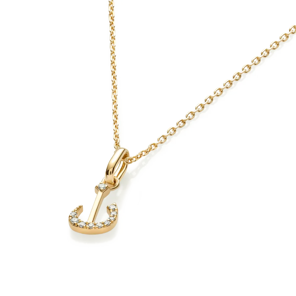 Arabic Letter Pendant Yellow Gold - ?