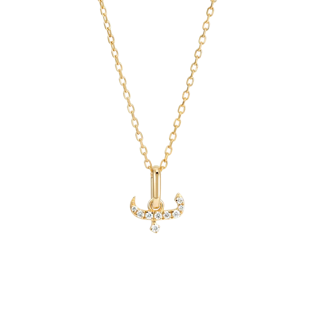 Arabic Letter Pendant Yellow Gold - ?