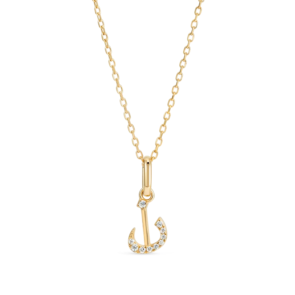 Arabic Letter Pendant Yellow Gold - ?