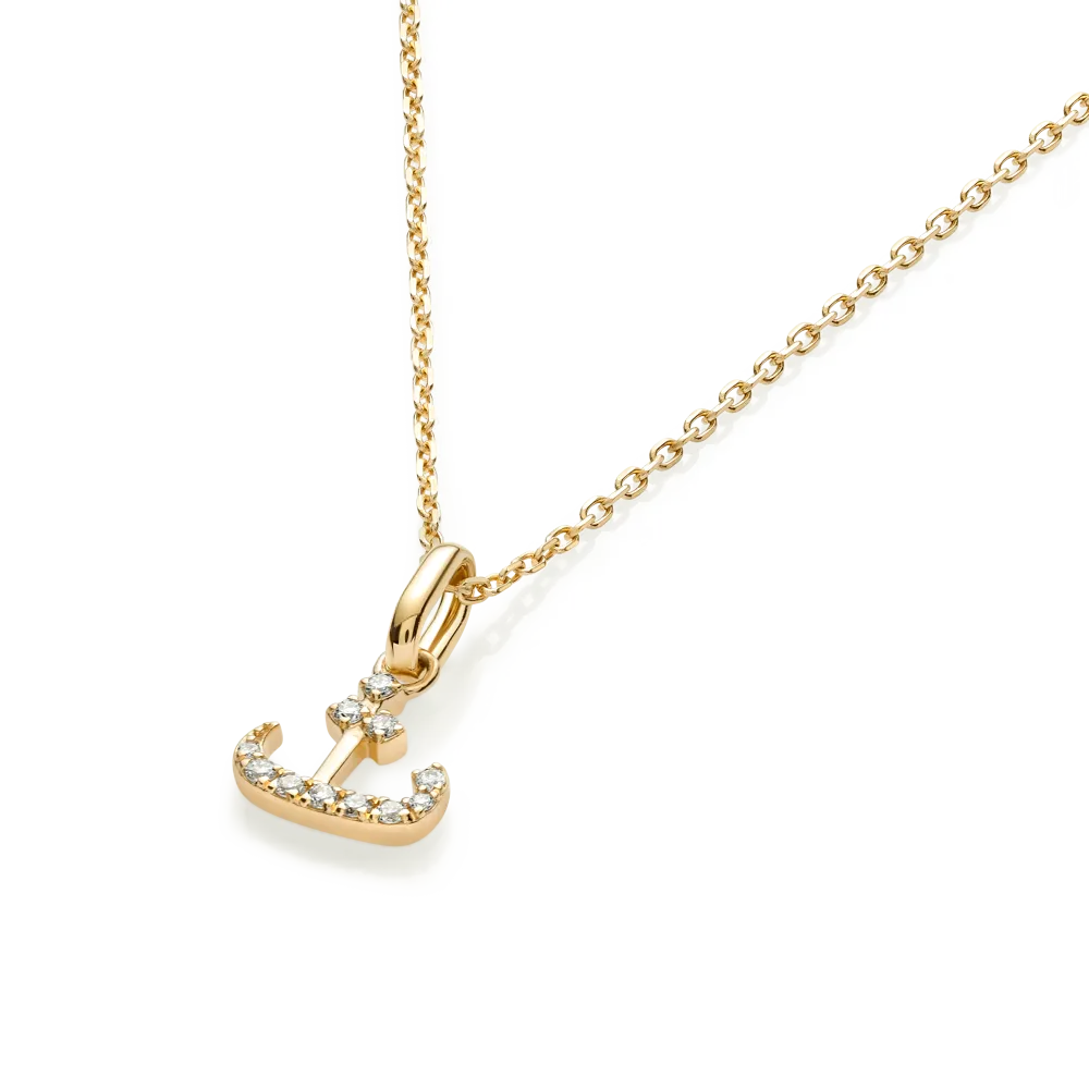 Arabic Letter Pendant Yellow Gold - ?