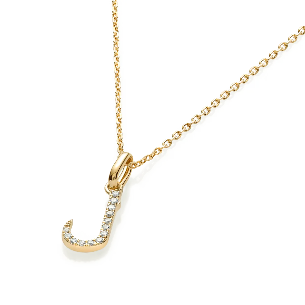 Arabic Letter Pendant Yellow Gold - ?