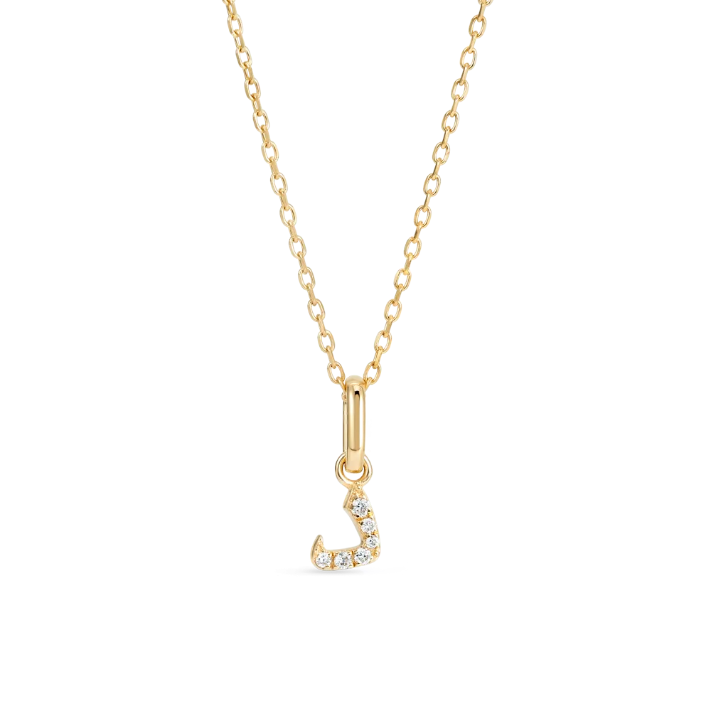 Arabic Letter Pendant Yellow Gold - ?