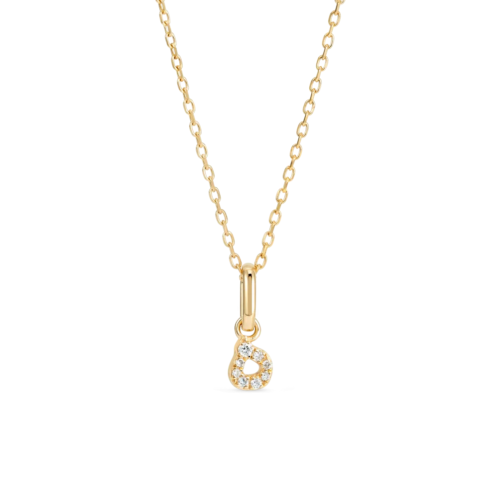 Arabic Letter Pendant Yellow Gold - ?