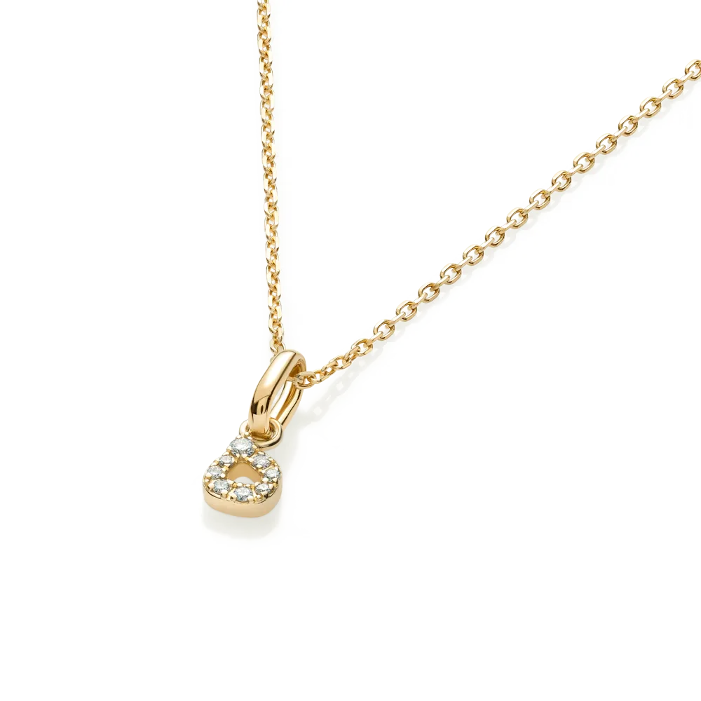 Arabic Letter Pendant Yellow Gold - ?