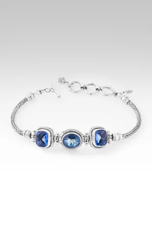 Blessings Persist Bracelet? in Perfect Luck? Mystic Quartz & Blue Violet Fluorite