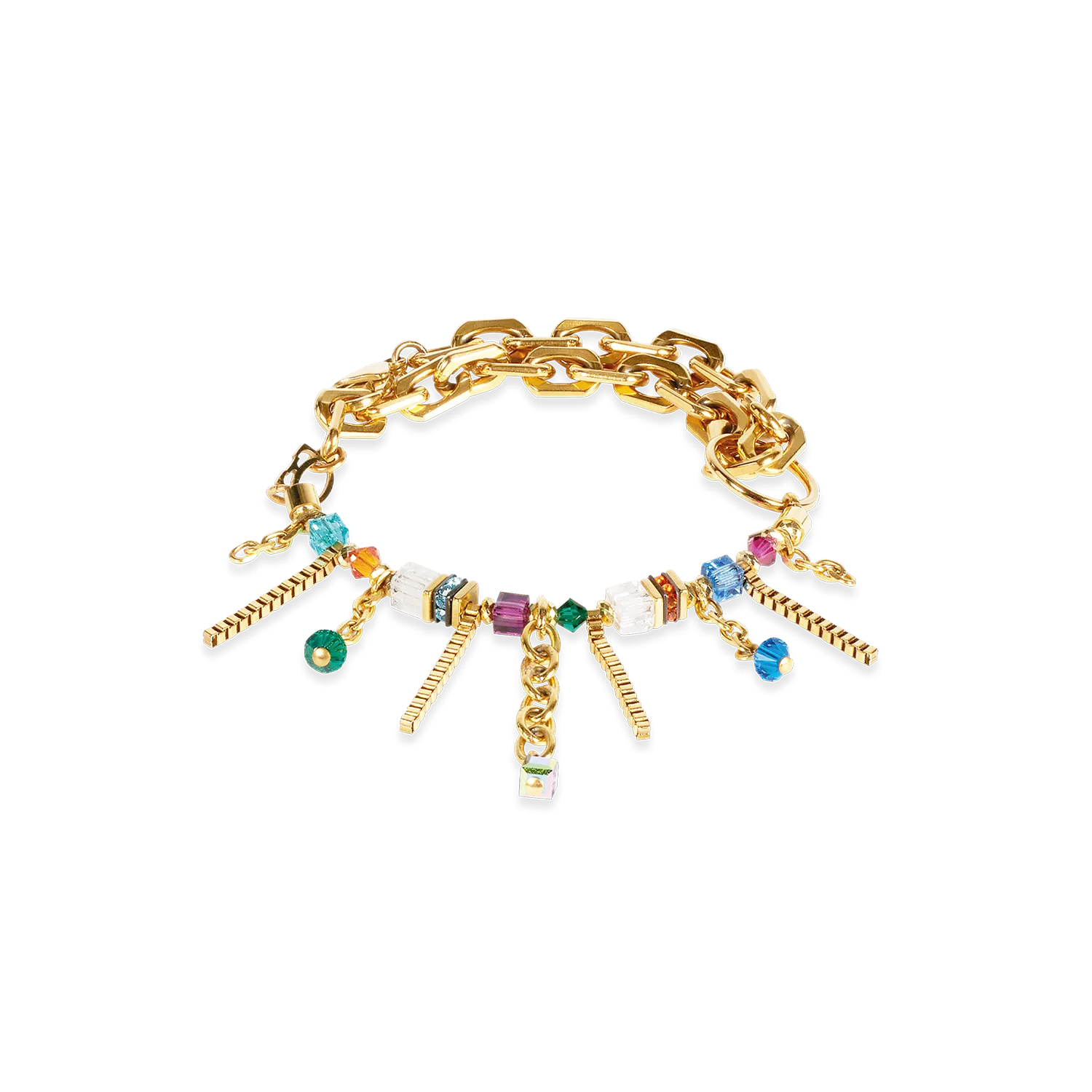 Bracelet Sunray Cube Couture gold-multicolour