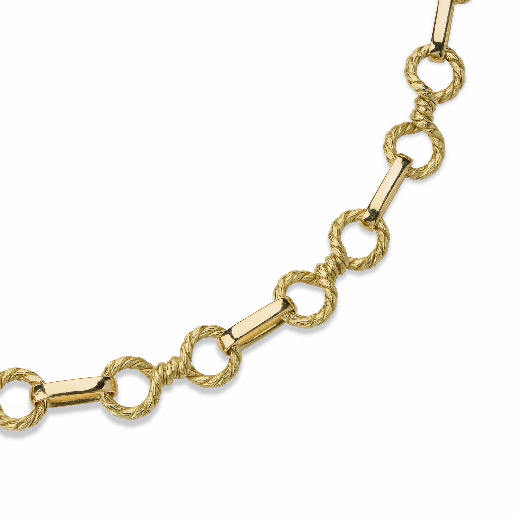 Bulgari Rome 18K Gold Long Chain Necklace