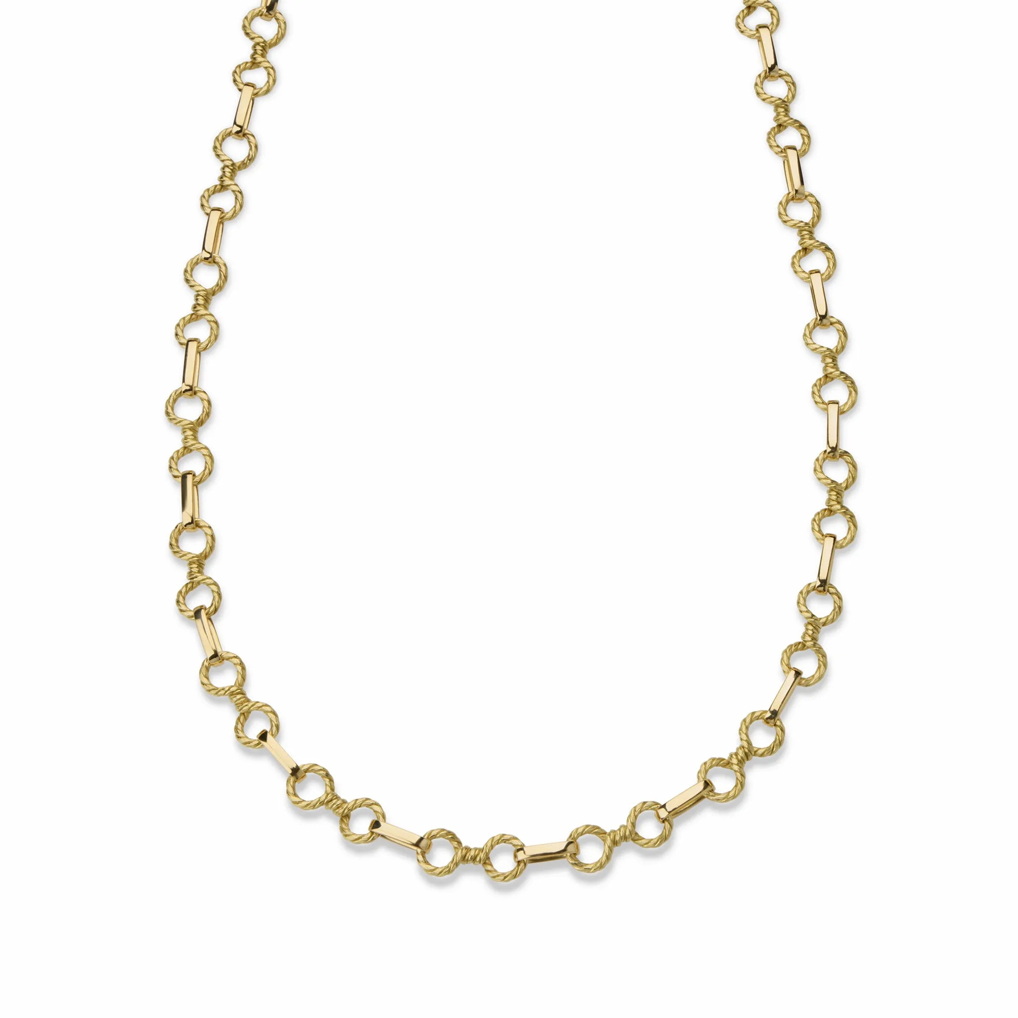 Bulgari Rome 18K Gold Long Chain Necklace