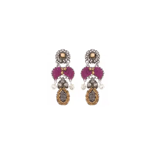Cherry Blossom, 'Begonia' Earrings