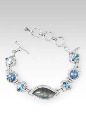 Choose Joy Bracelet? in Labradorite, True Picasso? Mystic Quartz & Swiss Blue Topaz