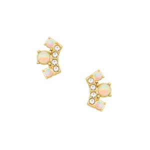 Clarissa Opal Stud Earrings