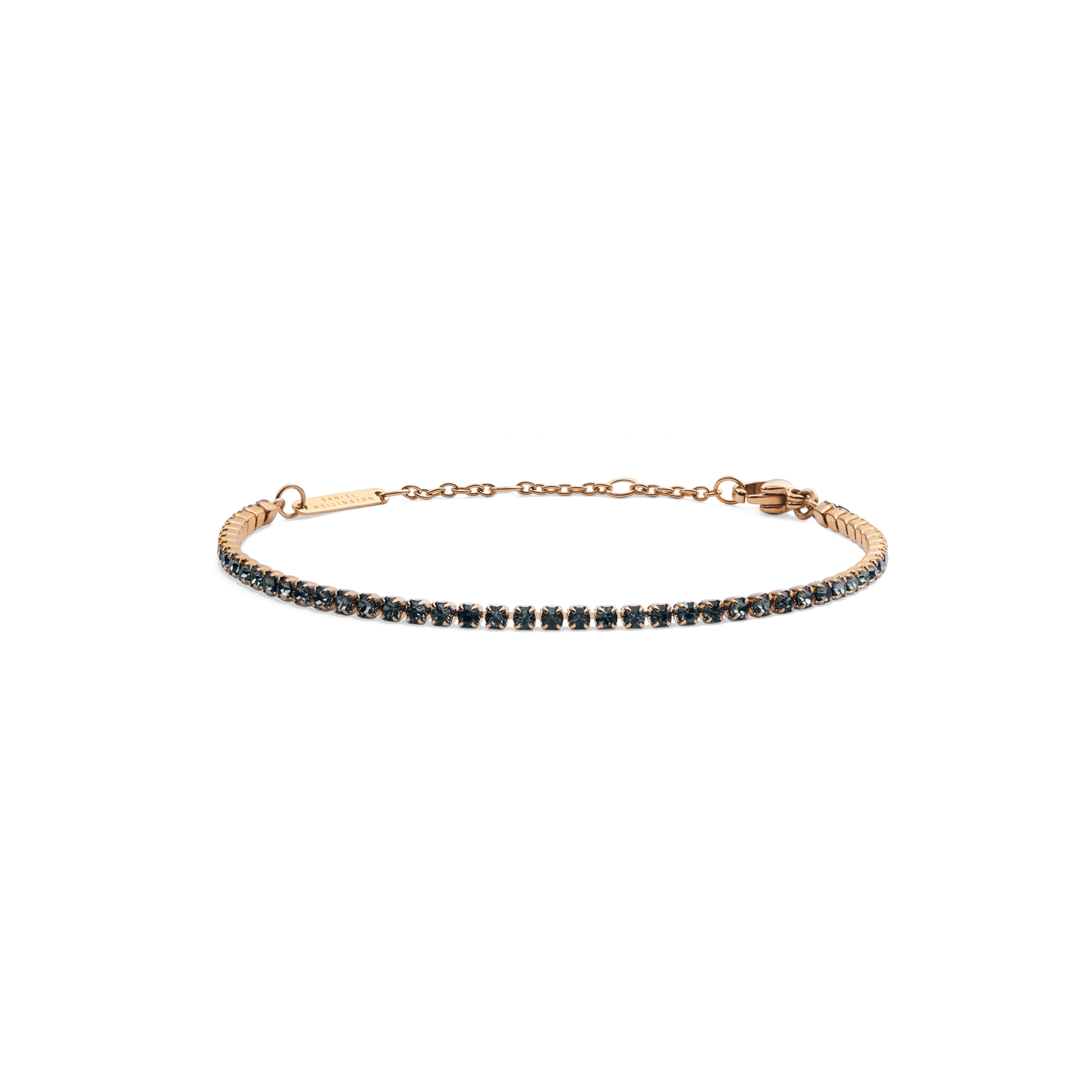 Classic Tennis Bracelet Nightfall Rose Gold