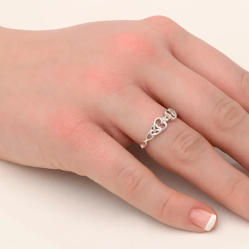 Clogau Lovespoons Sterling Silver Ring D