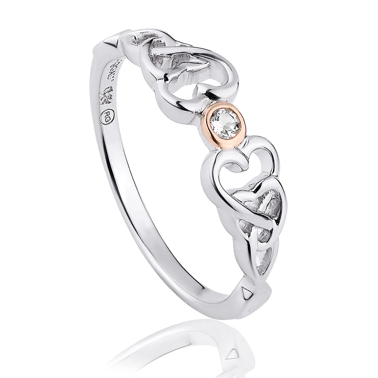 Clogau Lovespoons Sterling Silver Ring D