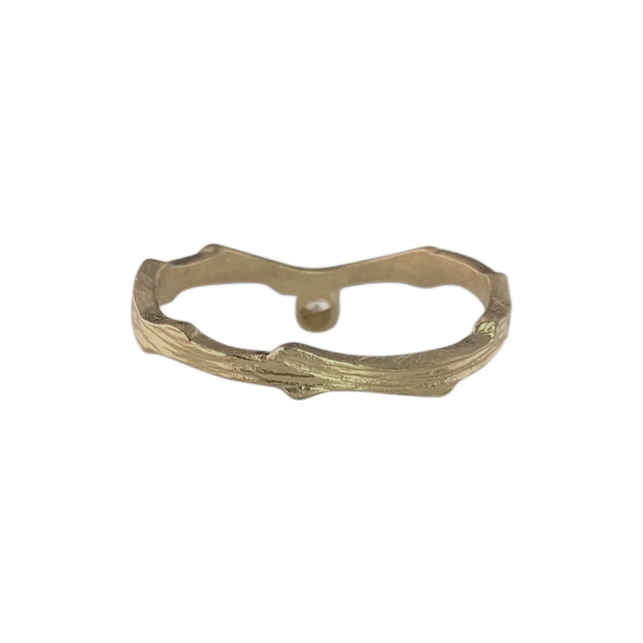 Cypress Contour Band and Diamond