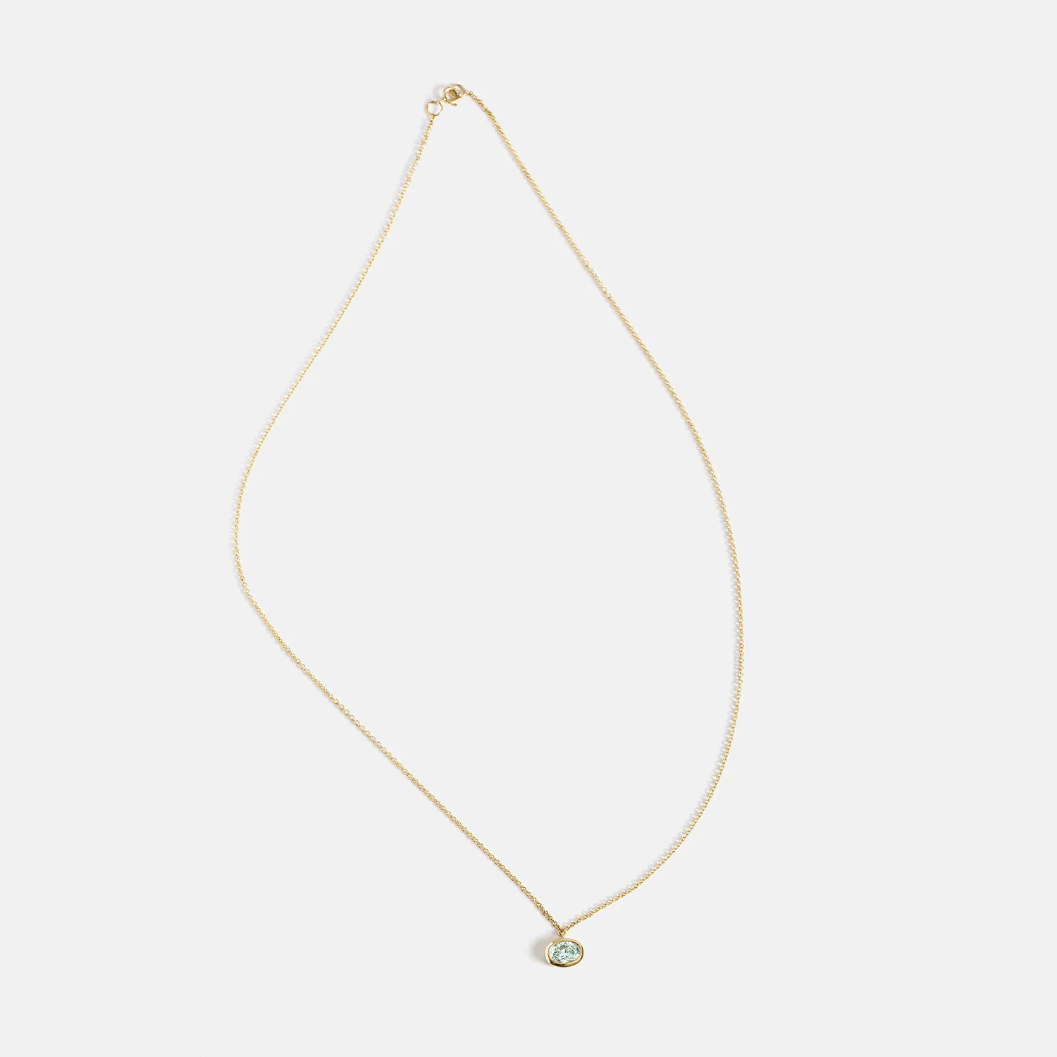 Dana Necklace with Aquamarine