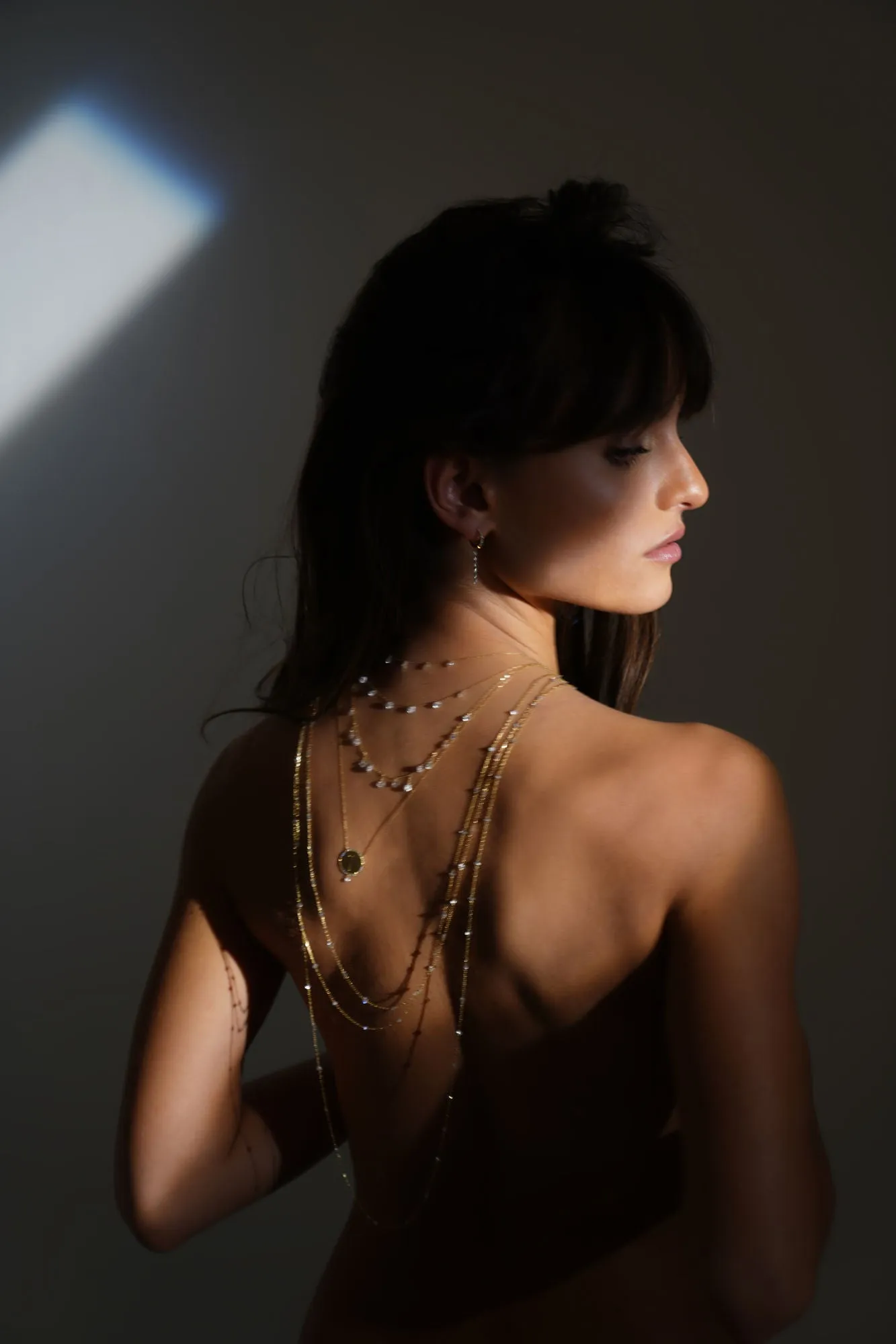 Dana?? Princess 18K Gold Necklace w. Diamonds