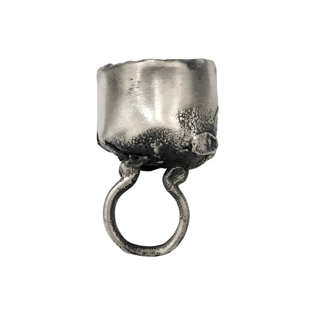 Deep Druzy Ring